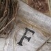 FAMILY hand painted Burlap Banner Pennant Bunting