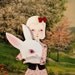 Little Thistle paper doll set with 9 silver brads