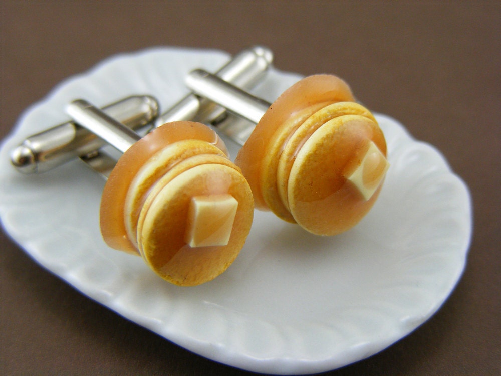 Pancake Cufflinks