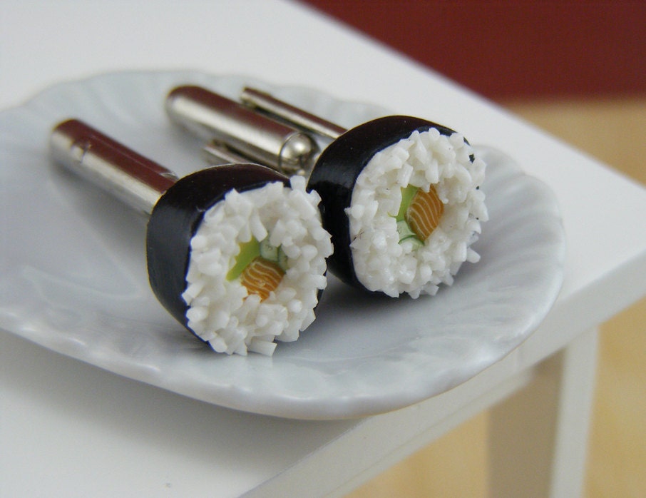 Maki Sushi Cuff Links