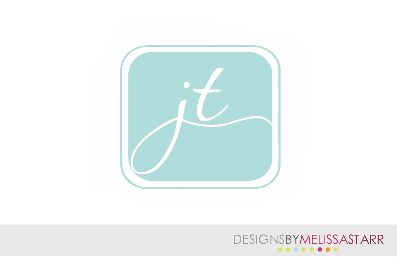 Professional Premade Custom Business Digital Logo Watermark - 2 Designs