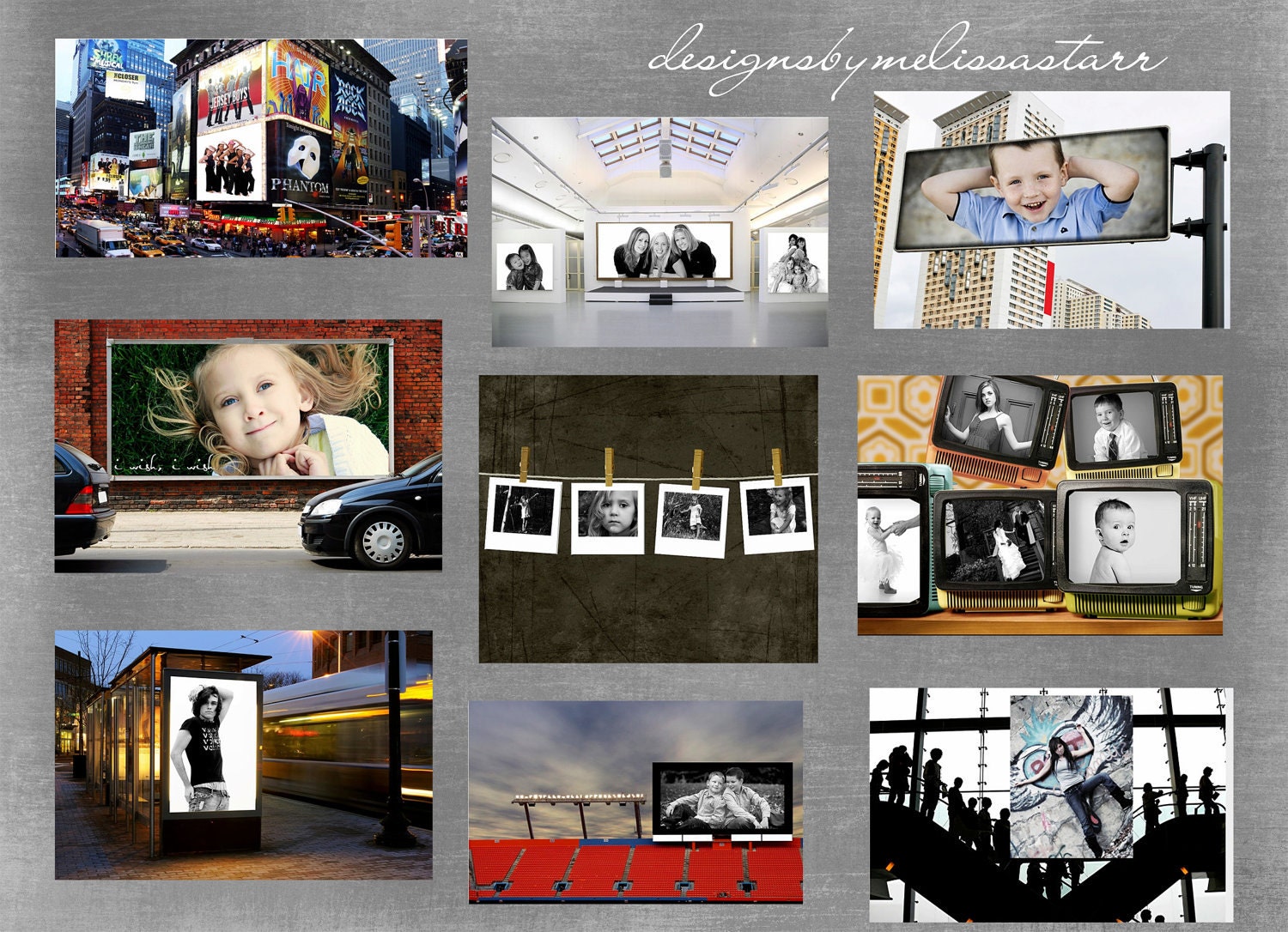 You're The Star Billboard Photo Photoshop Template Collection