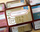 NEW - Stamp set in a can - Figure and Motif