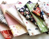10pcs - Pretty scrap fabric - No.65