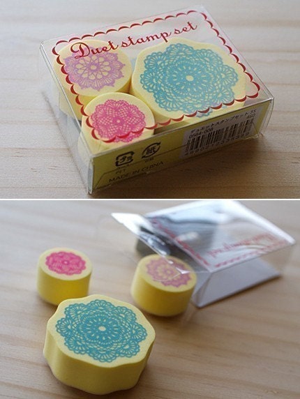 NEW - Duet Stamp Set - lace