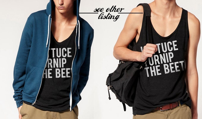 lettuce turnip the beet - unisex sizes S, M, L, or XL - dark grey heather
