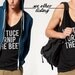 SALE lettuce turnip the beet - unisex size XL - bright blue tank top