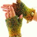 Hola Fiesta Hand Knit Fingerless Gloves