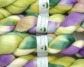 Handpainted Superfine Merino Wool Roving in Jacaranda by Blarney Yarn