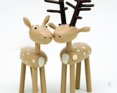 Bride and Groom Deer for your Wedding Cake