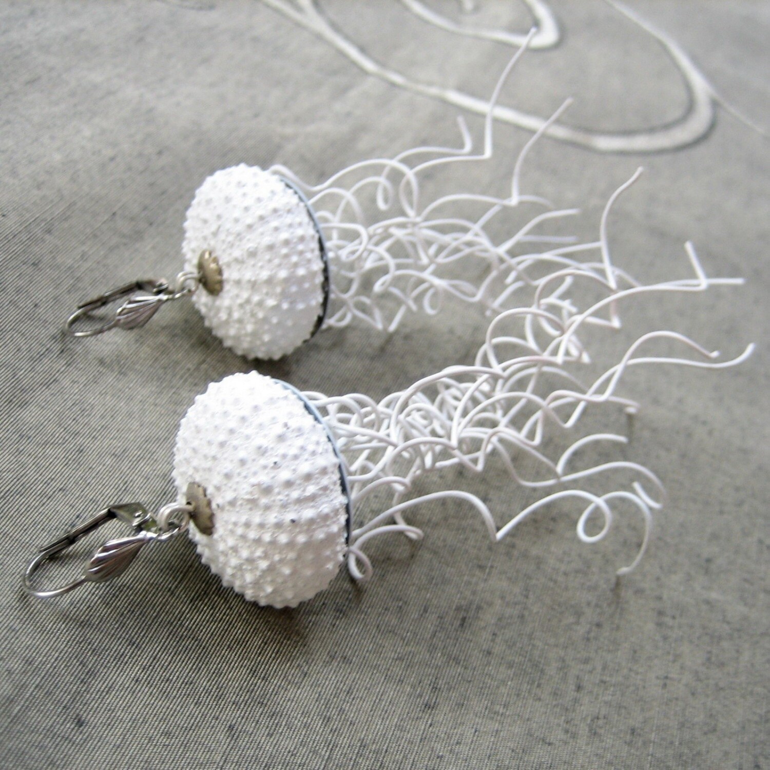 Sea Urchin Collection- Jellyfish Earrings