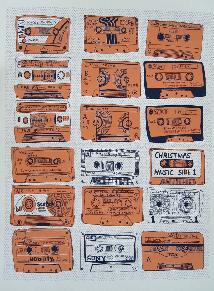 MIxtape Poster White