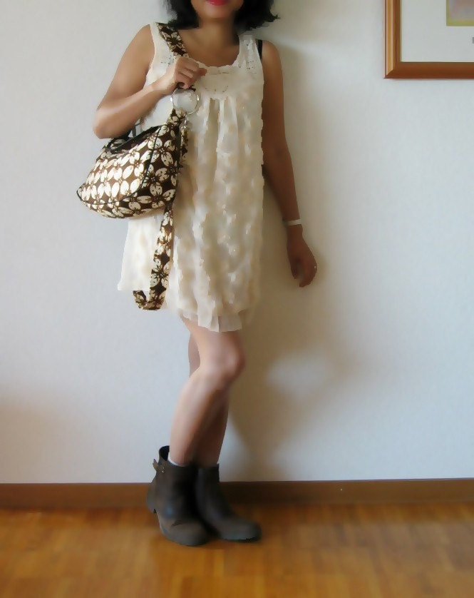 Kamboja Bag - Handwoven Cotton and Silk Fabric - OOAK