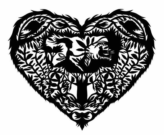 PRINT from one of my original papercuts