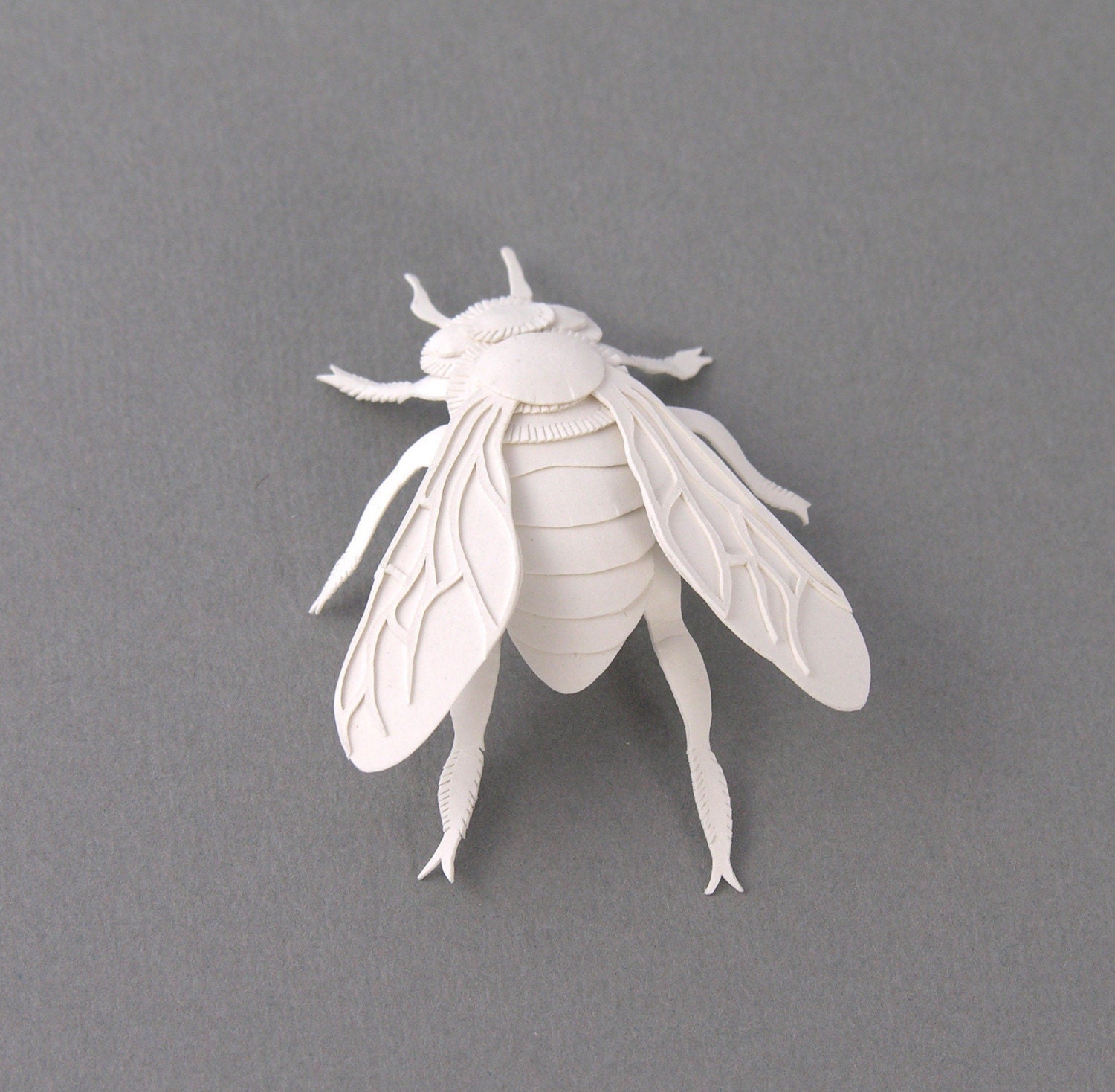 Bee Miniature Paper Sculpture