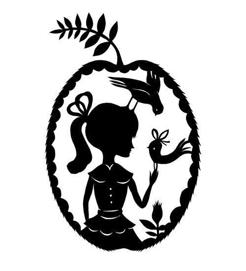 Girl with Birdies.