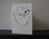 Wood Mouse Card