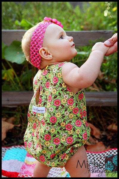Baby Playtime Romper -Floral NEW 6-12m Ready to Ship