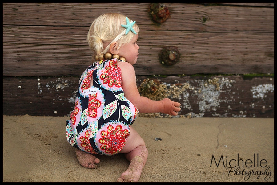Baby Playtime Romper Summer Bliss Ready To Ship 6-12m