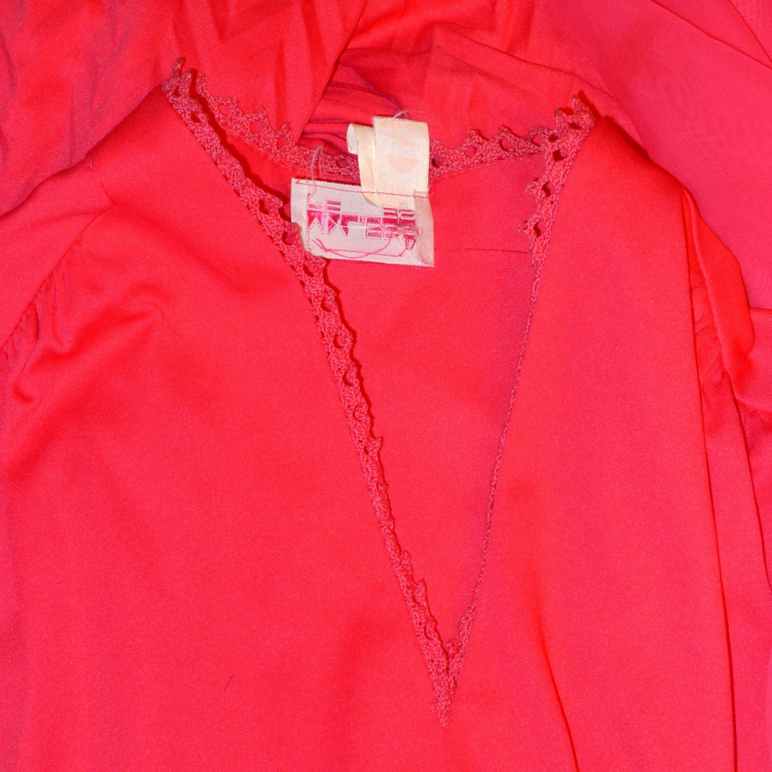 vintage FUCHSIA PINK SECRETARY dress . s - m