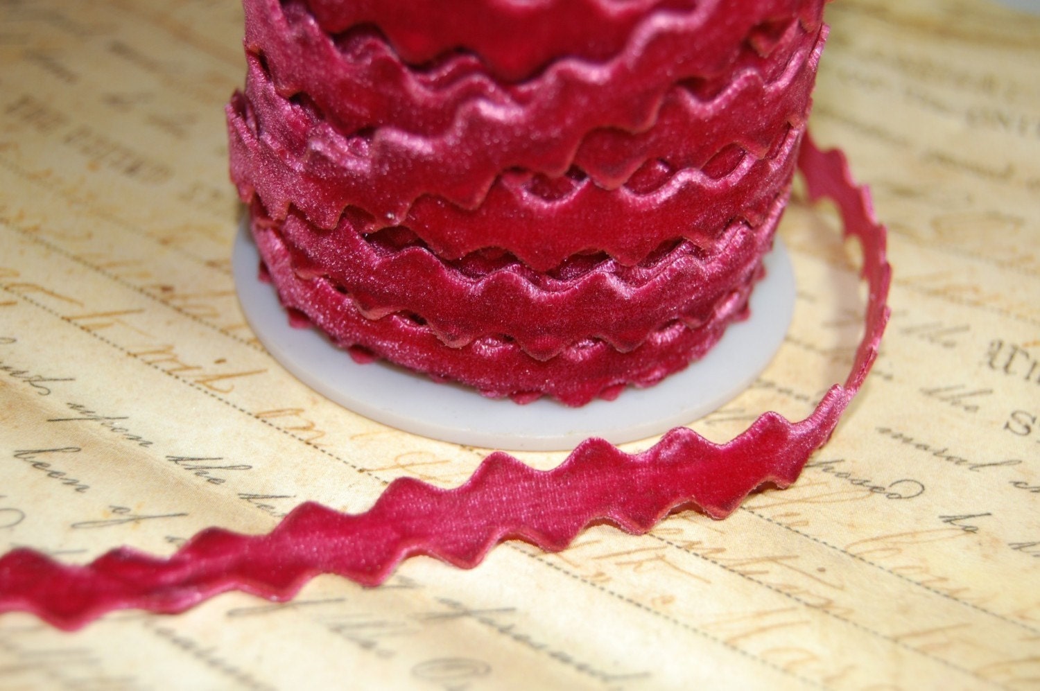 Bordeaux Wine Velvet Ric Rac