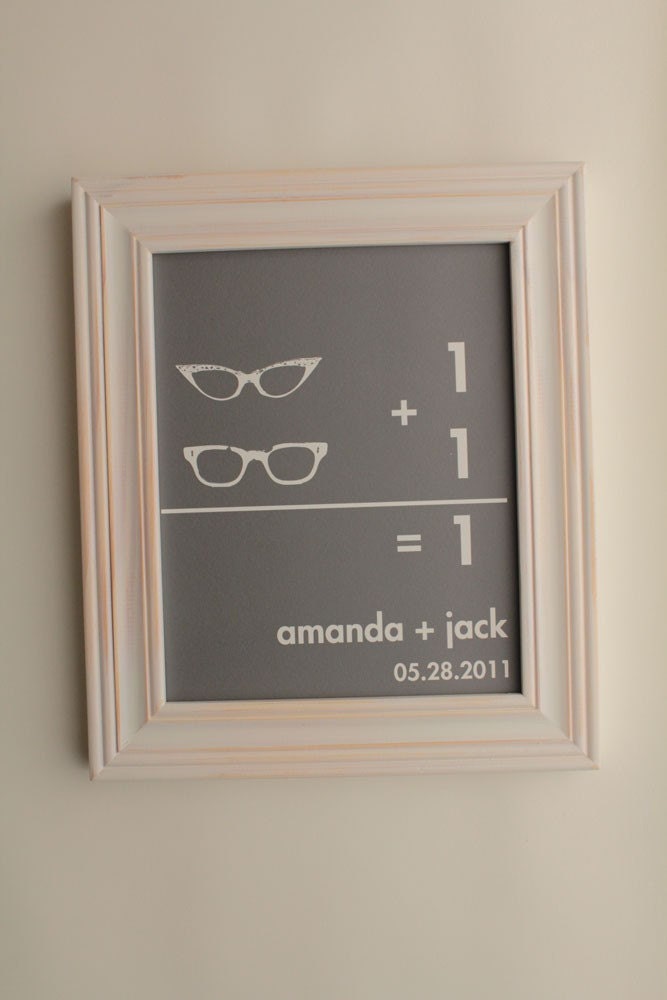 CUSTOM...The New Math...enGAYgement...Giclee Print Poster in Peony...8x10