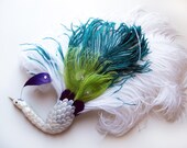LIMITED RUN - Peacock Pin - Flapper - Wedding - Bridal - Guest Designer - Julia Lam
