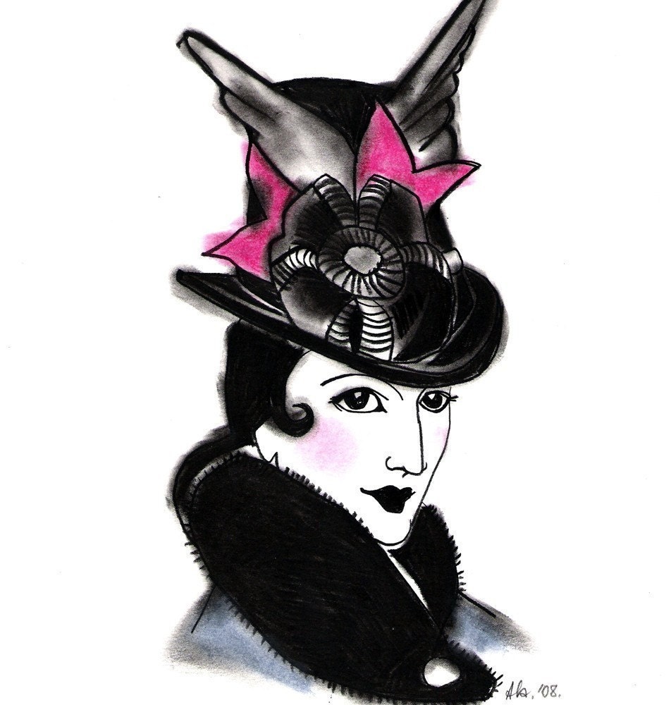 Victorian Top Hat In Velvet - The Beaux - As Seen in Gothic Beauty Magazine 28