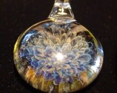 Multi-Colored Frit Pendants Hand Sculpted by Jenn Goodale