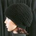 Slouchy Beanie in Jet Black