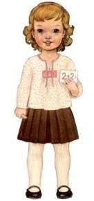 Oliver and S PATTERN - 2 plus 2 Blouse and Pleated Skirt - SZ 6M to 3T