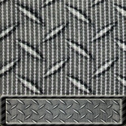 Patterned WEBBING - 2" Strap - Metal