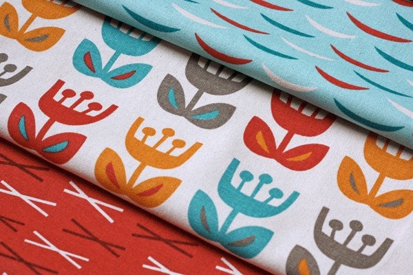 Jessica Jones FABRIC - Home Decor - Outside Oslo - Tulip - Dawn