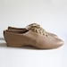 shoes 7.5 (men's 6) nude leather Capezio jazz shoes. flats. suede soles.