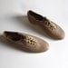 shoes 7.5 (men's 6) nude leather Capezio jazz shoes. flats. suede soles.