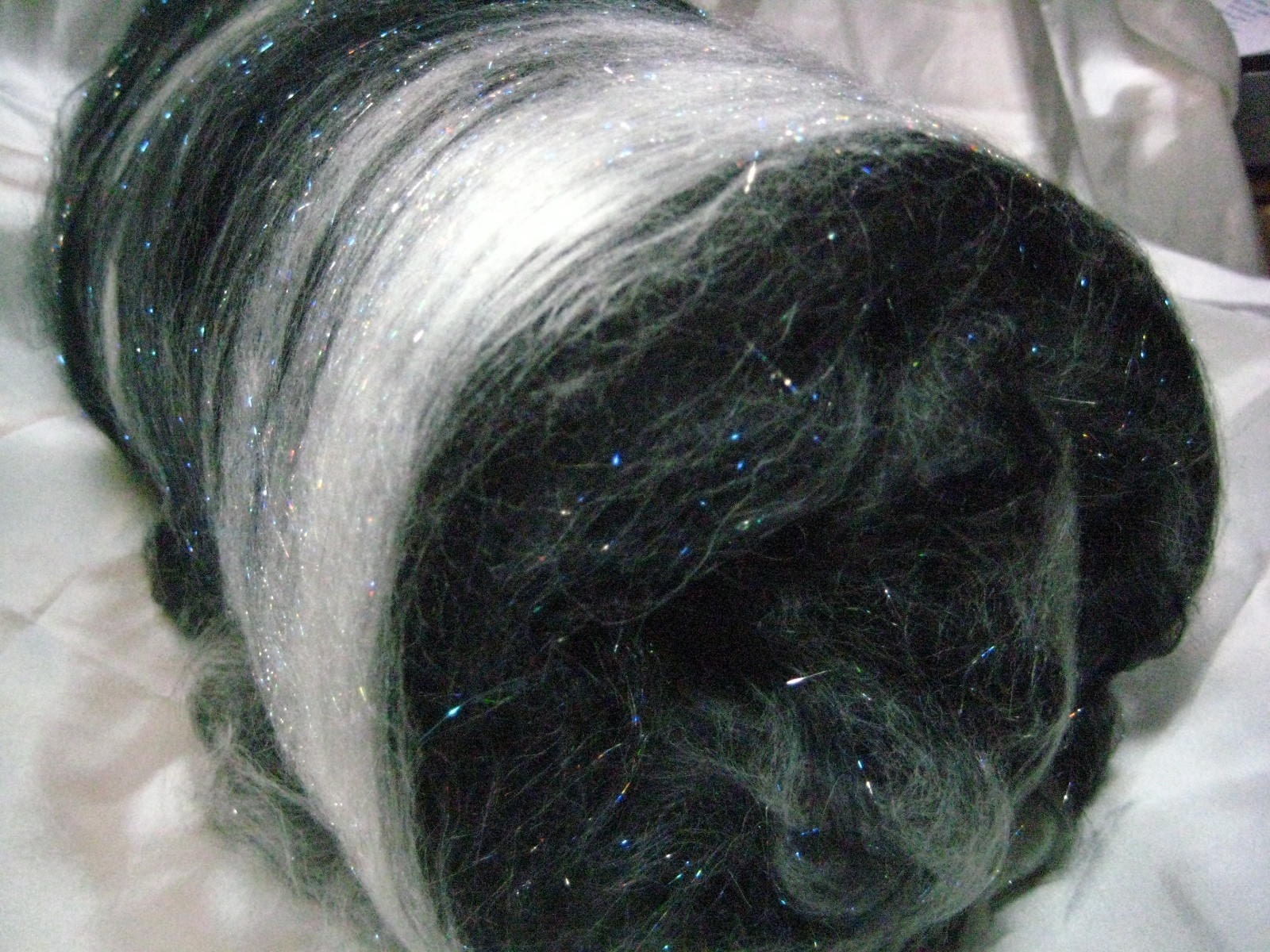 DIVA ZEBRA - 3 oz  Baby Alpaca/ Merino / Bamboo / Angelina