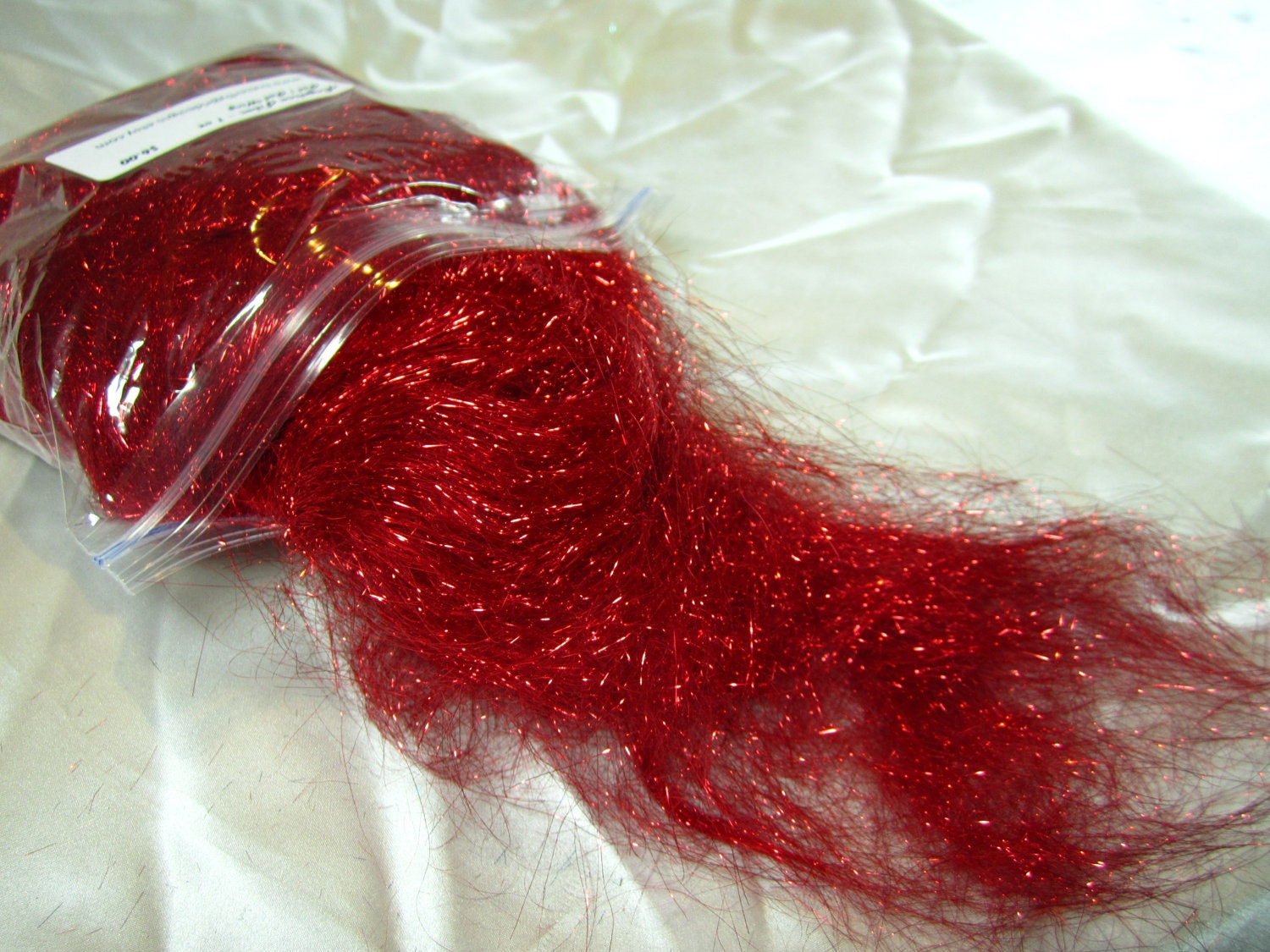 ANGELINA (tm) FIBER  - Red  4 ounces