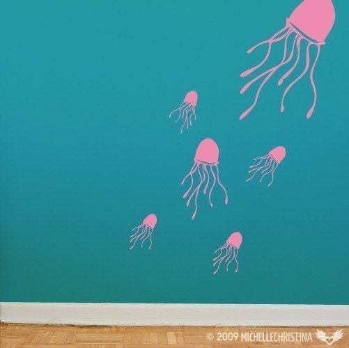 Jellyfish Wall Decals