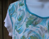 Vintage Apron - Full Bib with Back Button - Shift Style