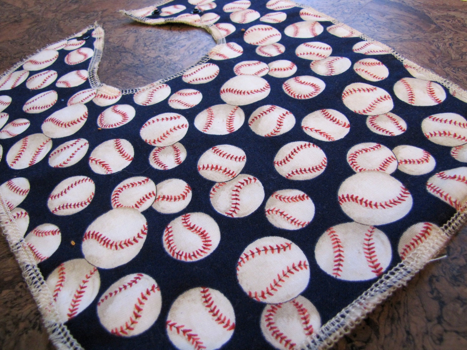 Baseballs Baby and Toddler Bib