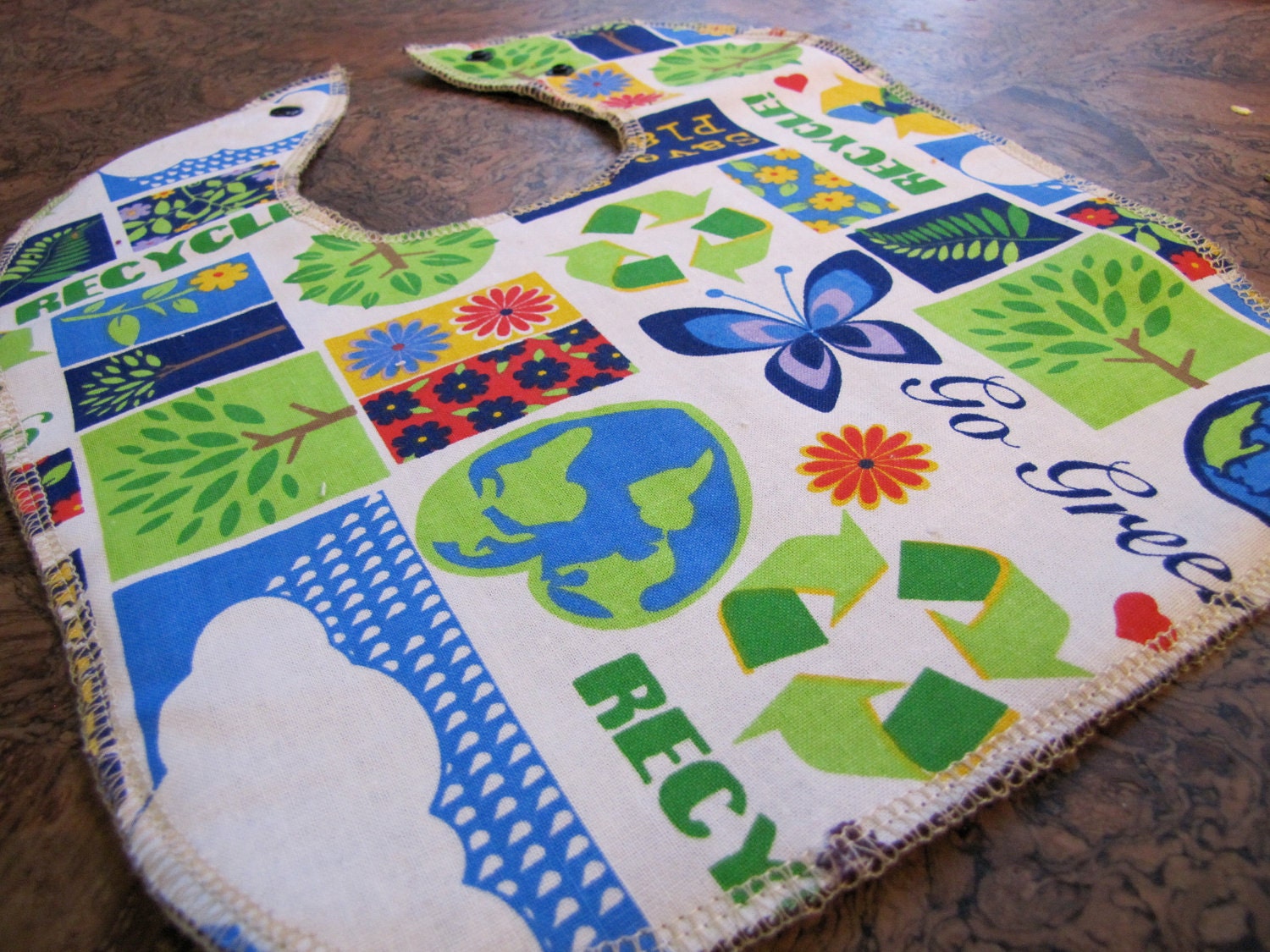 Save the Planet Baby and Toddler Bib