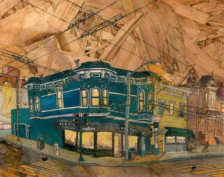 Corner of California and Divisidero, 8x10 print
