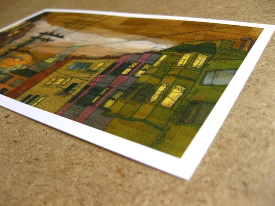 Russian Hill 4x7 Print