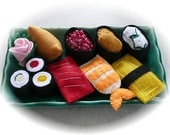Pretend Play Kitchen - Felt Food Patterns - Sushi by Design