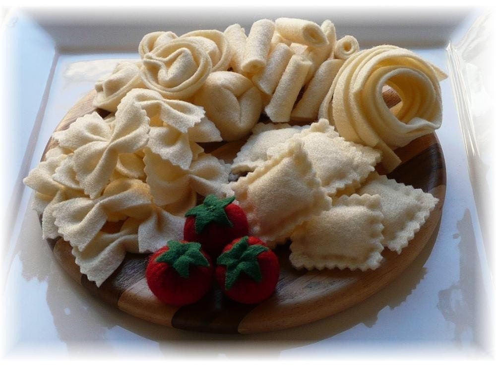 Pretend Play Kitchen - Felt Food Patterns - A Taste of Italy