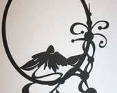 scroll photo Frame - 11 - Black