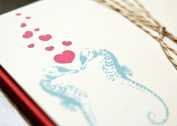 Set of 6 So In Love Note Card Set