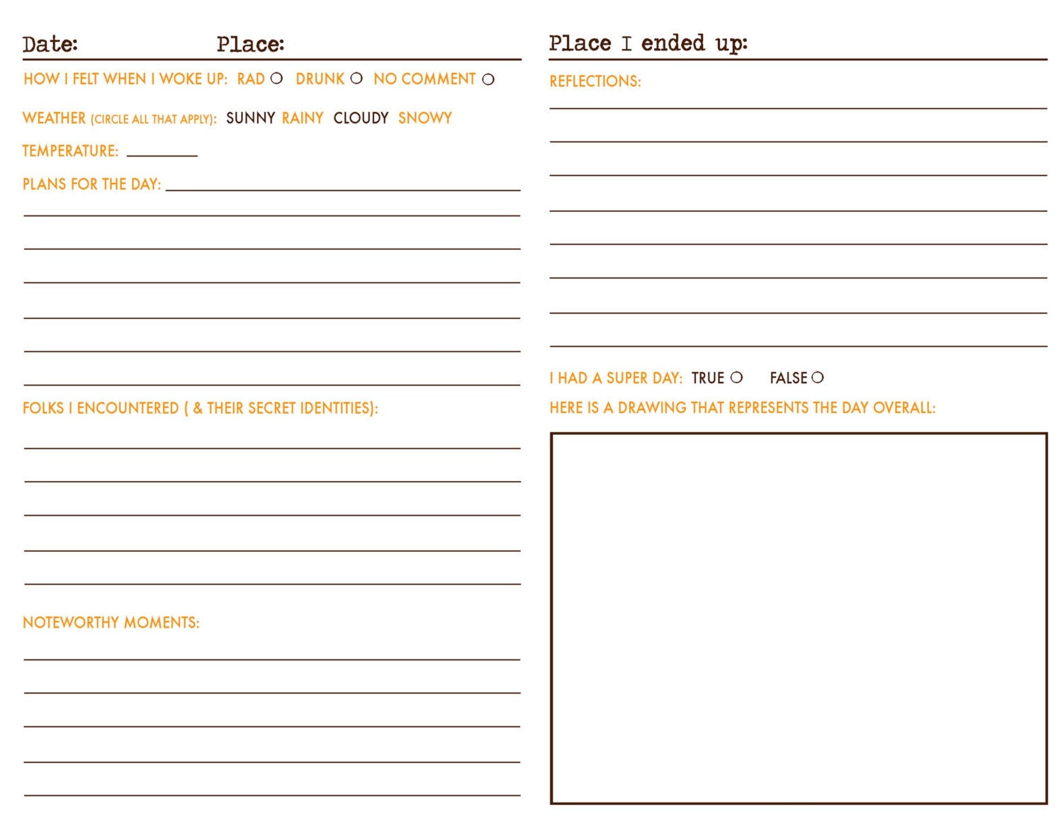 The Journey Journal