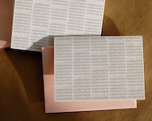 Mod 7 - Letterpress mid-century modern cards - SET