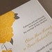 Bloom, letterpress wedding invitations